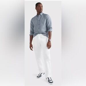 NWT Tommy Hilfiger THFlex Fabric Dress Pants - White - size 38 x 32”